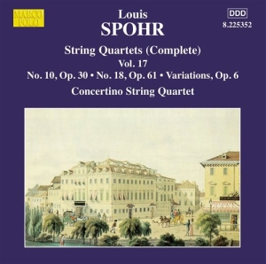 Spohr - String Quartets Vol 17 i gruppen VI TIPSAR / Julklappstips CD hos Bengans Skivbutik AB (1088132)