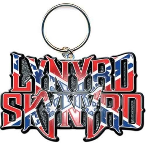 Lynyrd Skynyrd - Keychain: Flag Logo i gruppen MERCHANDISE / Merch / Pop-Rock hos Bengans Skivbutik AB (115739)