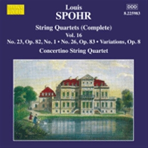 Spohr - String Quartets Vol 16 i gruppen VI TIPSAR / Julklappstips CD hos Bengans Skivbutik AB (1271359)