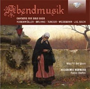 Bruhns / Bach J C / Weckmann - Abendmusik - Cantatas For Solo Bass i gruppen Externt_Lager / Naxoslager hos Bengans Skivbutik AB (1550928)