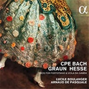 Bach C P E / Graun / Hesse - Trios For Fortepiano & Viola Da Gam i gruppen VI TIPSAR / Julklappstips CD hos Bengans Skivbutik AB (1551602)