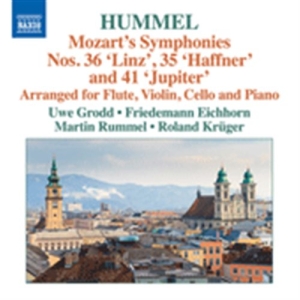 Mozart W A (Arr. Hummel) - Symphonies Nos. 35, 36 & 41 i gruppen Externt_Lager / Naxoslager hos Bengans Skivbutik AB (1561676)