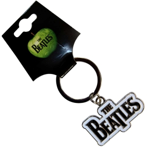 Beatles The - Drop T Logo Keyring (Black) i gruppen MERCHANDISE / Merch / Pop-Rock hos Bengans Skivbutik AB (177229)