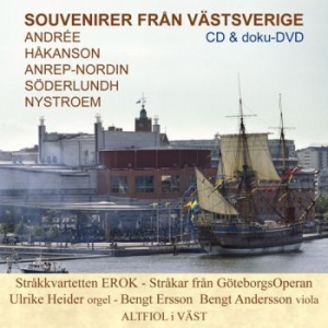 Stråkkvartetten EROK - Souvenirer Från Västsverige i gruppen CD / Klassiskt hos Bengans Skivbutik AB (1786398)