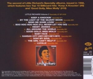 Little Richard - Volume 2 i gruppen CD / Pop-Rock hos Bengans Skivbutik AB (1811080)
