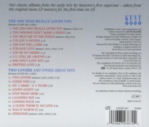 Wells Mary - One Who Really Loves You / Two Love i gruppen CD / Pop-Rock,RnB-Soul hos Bengans Skivbutik AB (1811481)