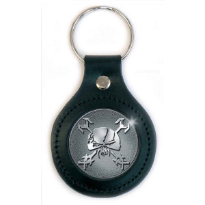 Iron Maiden - Keyring Leather i gruppen MERCHANDISE / Merch / Hårdrock hos Bengans Skivbutik AB (1957468)