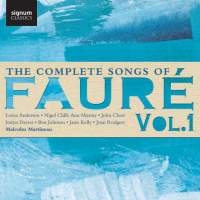 Fauré Gabriel - Complete Songs, Vol. 1 (The) i gruppen VI TIPSAR / Julklappstips CD hos Bengans Skivbutik AB (1976439)