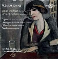 Honegger / Milhaud / Ravel - French Songs i gruppen VI TIPSAR / Julklappstips CD hos Bengans Skivbutik AB (2003816)