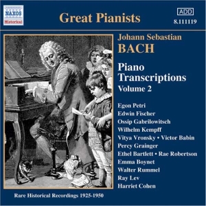 Bach J. S. - Piano Transcriptions Vol. 2 i gruppen VI TIPSAR / Julklappstips CD hos Bengans Skivbutik AB (2006047)