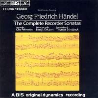 Handel George Frideric - Complete Recorder Sonatas i gruppen VI TIPSAR / Julklappstips CD hos Bengans Skivbutik AB (2006410)