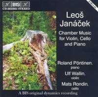 Ulf Wallin Roland Pöntinen Mats R - Janacek: Chamber Music For Violin, i gruppen Externt_Lager / Naxoslager hos Bengans Skivbutik AB (2006700)