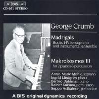 Crumb George - Madrigals i gruppen VI TIPSAR / Julklappstips CD hos Bengans Skivbutik AB (2006705)