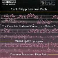 Bach Carl Philipp Emanuel - Keyboard Concertos Vol 5 i gruppen VI TIPSAR / Julklappstips CD hos Bengans Skivbutik AB (2006733)