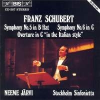 Schubert Franz - Symphony 5 6 /Ov Italian Style i gruppen Externt_Lager / Naxoslager hos Bengans Skivbutik AB (2006754)