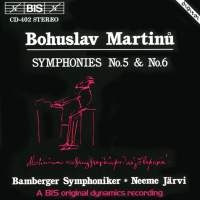 Martinu Bohuslav - Symphony 5/6 i gruppen VI TIPSAR / Julklappstips CD hos Bengans Skivbutik AB (2006766)