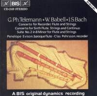 Telemann Georg Philipp - Recorder Fl Conc /Bach i gruppen VI TIPSAR / Julklappstips CD hos Bengans Skivbutik AB (2006819)