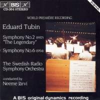 Tubin Eduard - Symphony 2/Legendary 6 i gruppen VI TIPSAR / Julklappstips CD hos Bengans Skivbutik AB (2007087)