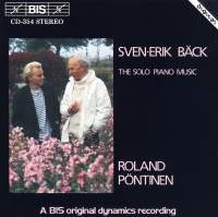 Bäck Sven-Erik - Complete Solo Piano Music i gruppen VI TIPSAR / Julklappstips CD hos Bengans Skivbutik AB (2007090)