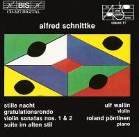 Schnittke Alfred - Violin Son 1/2 Stille Nacht i gruppen Externt_Lager / Naxoslager hos Bengans Skivbutik AB (2007143)