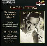 Lecuona Ernesto - Piano Music Vol 3 i gruppen VI TIPSAR / Julklappstips CD hos Bengans Skivbutik AB (2007145)