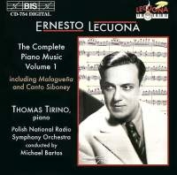 Lecuona Ernesto - Complete Piano Music Vol 1 i gruppen VI TIPSAR / Julklappstips CD hos Bengans Skivbutik AB (2007278)