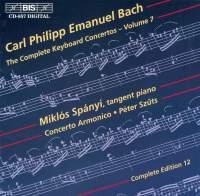 Bach Carl Philipp Emanuel - Keyb Concertos Vol 7 i gruppen VI TIPSAR / Julklappstips CD hos Bengans Skivbutik AB (2007286)