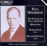 Hindemith Paul - Son For Vla Piano /Meditation i gruppen VI TIPSAR / Julklappstips CD hos Bengans Skivbutik AB (2007388)