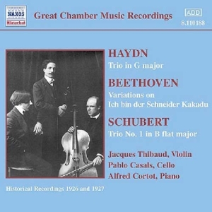 Haydn/Beethoven/Schubert - Trios i gruppen Externt_Lager / Naxoslager hos Bengans Skivbutik AB (2007492)