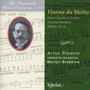 Da Motta Vian - Piano Con /Fantasia Dramatica i gruppen Externt_Lager / Naxoslager hos Bengans Skivbutik AB (2007831)