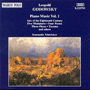 Godowsky Leopold - Piano Music Vol 1 i gruppen VI TIPSAR / Julklappstips CD hos Bengans Skivbutik AB (2008148)