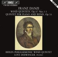 Danzi Franz - Wind Quintets Vol 1 i gruppen VI TIPSAR / Julklappstips CD hos Bengans Skivbutik AB (2008333)