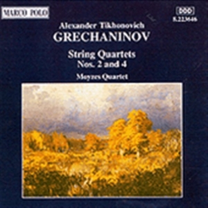 Grechaninov Alexandr Tikhonov - String Quartet Op70 Op124 i gruppen CD / Klassiskt hos Bengans Skivbutik AB (2008750)
