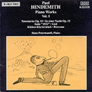 Hindemith Paul - Piano Works Vol 1 i gruppen VI TIPSAR / Julklappstips CD hos Bengans Skivbutik AB (2008850)