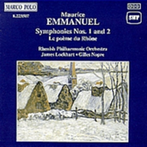 Emmanuel Maurice - Symphony 1 2 i gruppen VI TIPSAR / Julklappstips CD hos Bengans Skivbutik AB (2009066)