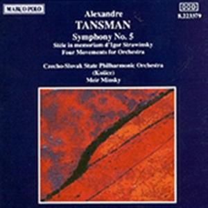 Tansman Alexandre - Symphony 5/Orc Music i gruppen VI TIPSAR / Julklappstips CD hos Bengans Skivbutik AB (2009099)