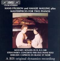 Various - Masterpieces For 2 Piano i gruppen VI TIPSAR / Julklappstips CD hos Bengans Skivbutik AB (2009122)