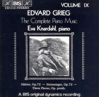 Grieg Edvard - Complete Piano Music Vol 9 i gruppen VI TIPSAR / Julklappstips CD hos Bengans Skivbutik AB (2009125)