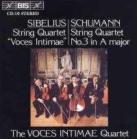 Sibelius Jean - String Quartet/Schumann i gruppen VI TIPSAR / Julklappstips CD hos Bengans Skivbutik AB (2009221)