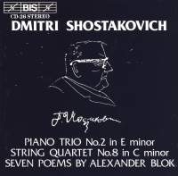 Shostakovich Dmitry - Piano Trio, String Quartet/Blo i gruppen VI TIPSAR / Julklappstips CD hos Bengans Skivbutik AB (2009289)