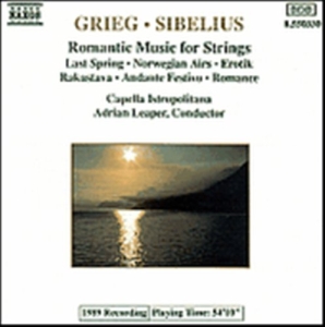 Grieg/Sibelius - Romantic Music For String i gruppen Externt_Lager / Naxoslager hos Bengans Skivbutik AB (2009415)