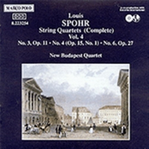 Spohr Louis - String Quartet Op11 Op15 1/Op2 i gruppen VI TIPSAR / Julklappstips CD hos Bengans Skivbutik AB (2009525)