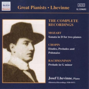 Various - Joseph Lhevinne i gruppen Externt_Lager / Naxoslager hos Bengans Skivbutik AB (2009546)