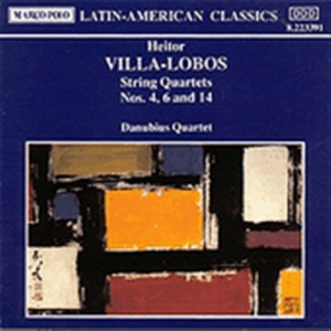 Villa Lobos Heitor - String Quartets Nos. 4, 6 & 14 i gruppen CD / Klassiskt hos Bengans Skivbutik AB (2009547)