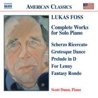 Foss Lukas - Piano Music i gruppen Externt_Lager / Naxoslager hos Bengans Skivbutik AB (2009807)