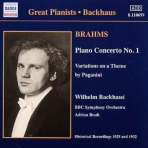 Brahms Johannes - Piano Concerto 1 i gruppen Externt_Lager / Naxoslager hos Bengans Skivbutik AB (2010010)