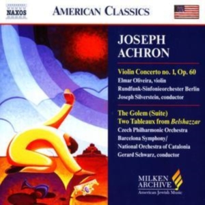 Achron Joseph - Violin Conserto No 1 i gruppen Externt_Lager / Naxoslager hos Bengans Skivbutik AB (2010310)