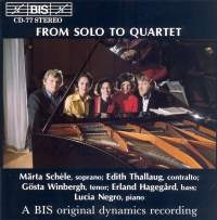 Various - From Solo To Quartet Vocal i gruppen CD / Klassiskt hos Bengans Skivbutik AB (2010669)