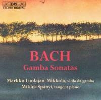 Bach Johann Sebastian - Viola Da Gamba Sonatas i gruppen VI TIPSAR / Julklappstips CD hos Bengans Skivbutik AB (2010678)