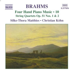 Brahms Johannes - Four Hand Piano Music 10 i gruppen VI TIPSAR / Julklappstips CD hos Bengans Skivbutik AB (2010743)